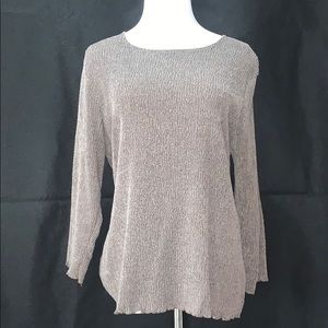 Women’s Gray Long Sleeve Shirt Size Medium